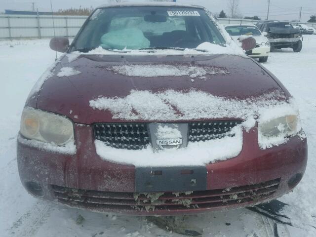 3N1CB51D65L514857 - 2005 NISSAN SENTRA 1.8 RED photo 9