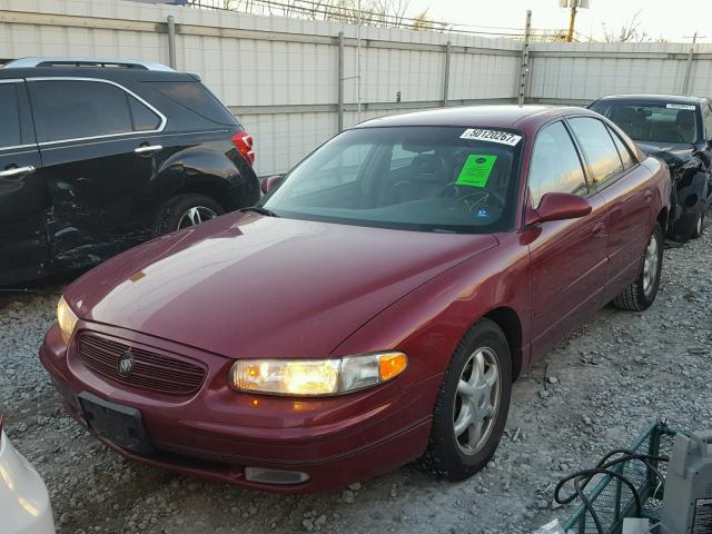 2G4WB52K131296103 - 2003 BUICK REGAL LS MAROON photo 2