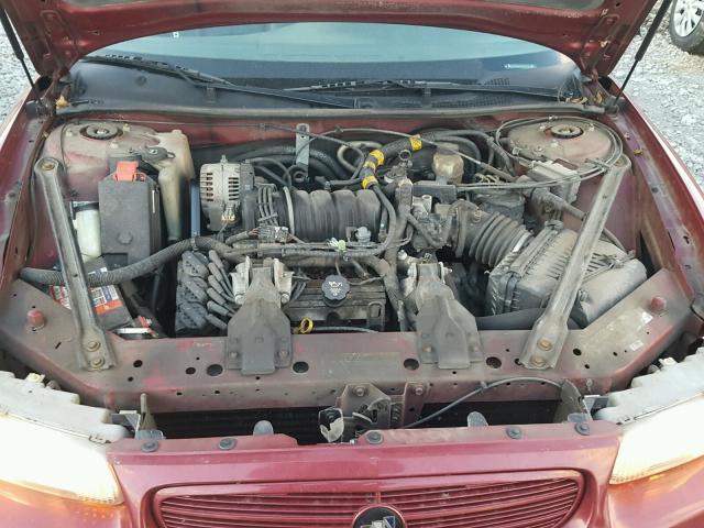 2G4WB52K131296103 - 2003 BUICK REGAL LS MAROON photo 7