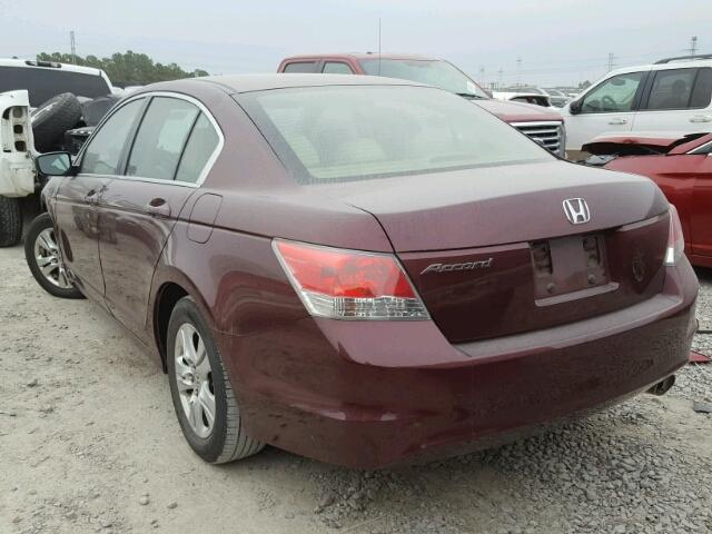 1HGCP2F45AA174173 - 2010 HONDA ACCORD LXP MAROON photo 3