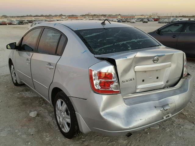 3N1AB61EX8L753001 - 2008 NISSAN SENTRA 2.0 SILVER photo 3