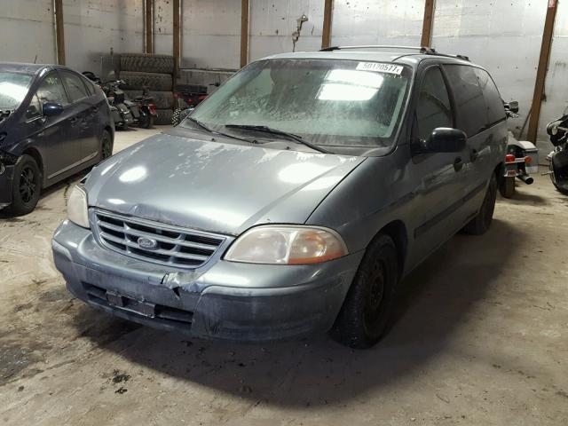 2FMZA5146XBC17589 - 1999 FORD WINDSTAR L BLUE photo 2