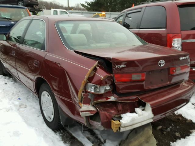 4T1BG22KXXU405523 - 1999 TOYOTA CAMRY CE RED photo 3