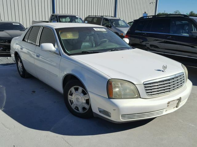 1G6KD54Y24U133905 - 2004 CADILLAC DEVILLE WHITE photo 1