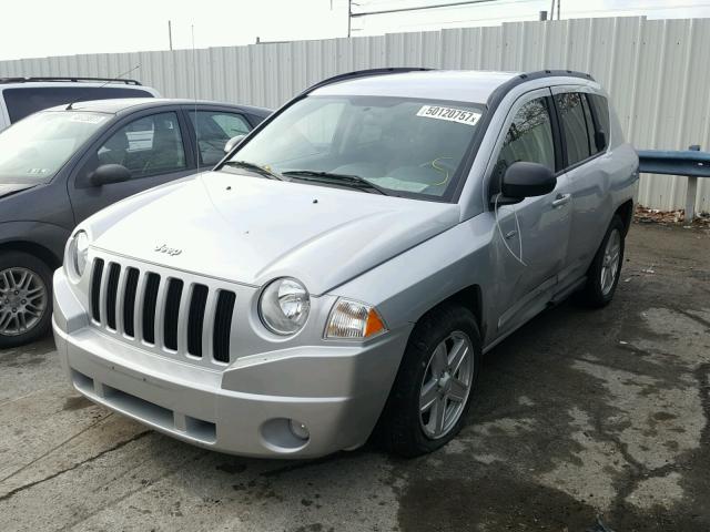 1J4NF1FB3AD675574 - 2010 JEEP COMPASS SP SILVER photo 2