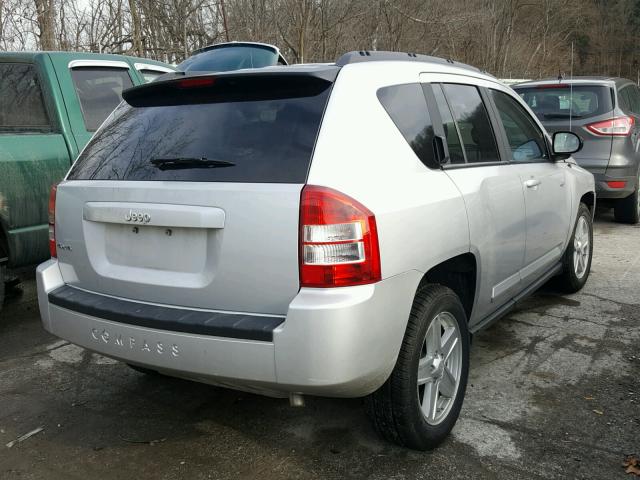 1J4NF1FB3AD675574 - 2010 JEEP COMPASS SP SILVER photo 4