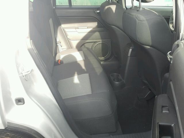1J4NF1FB3AD675574 - 2010 JEEP COMPASS SP SILVER photo 6