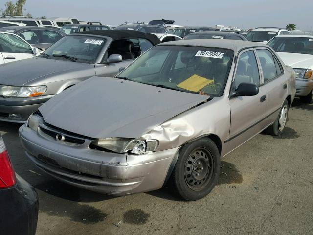 1NXBR12E4XZ289296 - 1999 TOYOTA COROLLA VE GRAY photo 2