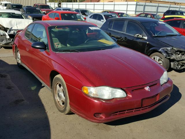 2G1WW12E159135467 - 2005 CHEVROLET MONTE CARL MAROON photo 1