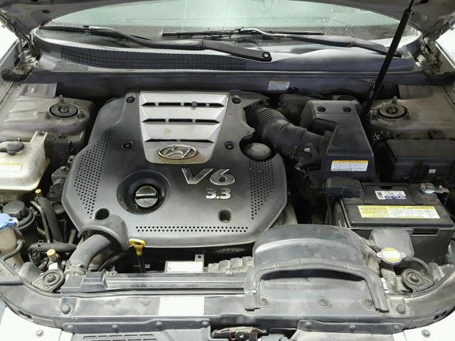 5NPEU46F16H101265 - 2006 HYUNDAI SONATA GLS SILVER photo 7