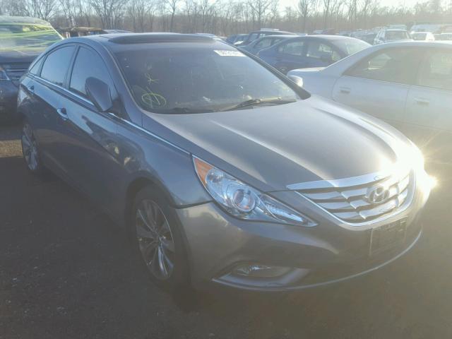 5NPEC4AC8BH197776 - 2011 HYUNDAI SONATA SE GRAY photo 1