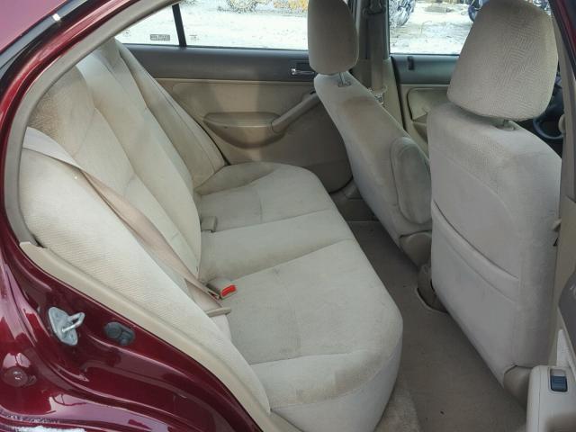 2HGES267X2H609189 - 2002 HONDA CIVIC EX 栗色 照片 6