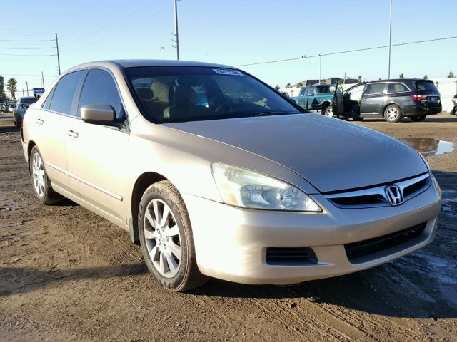 1HGCM66566A024394 - 2006 HONDA ACCORD EX GOLD photo 1