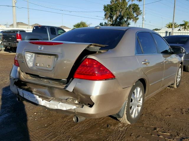 1HGCM66566A024394 - 2006 HONDA ACCORD EX GOLD photo 4