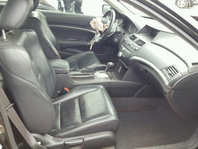 1HGCS22878A013535 - 2008 HONDA ACCORD EXL BLACK photo 5