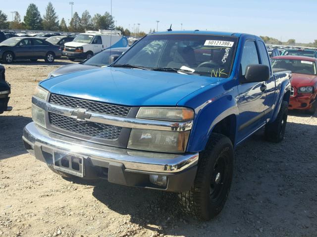 1GCDT49E788187457 - 2008 CHEVROLET COLORADO L BLUE photo 2