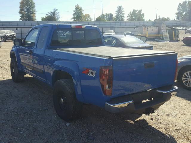 1GCDT49E788187457 - 2008 CHEVROLET COLORADO L BLUE photo 3