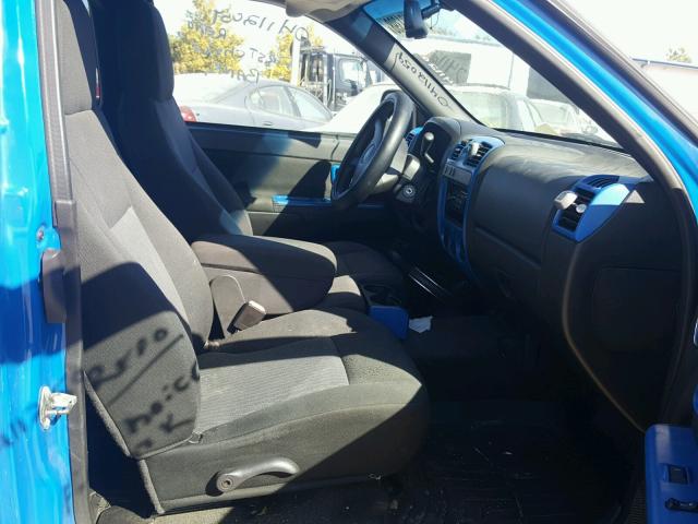 1GCDT49E788187457 - 2008 CHEVROLET COLORADO L BLUE photo 5