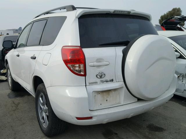 JTMZD33V985092339 - 2008 TOYOTA RAV4 WHITE photo 3