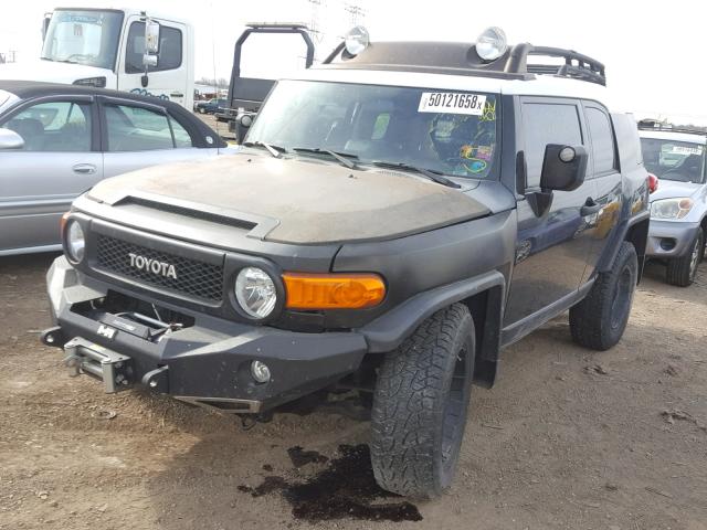 JTEBU11F78K020604 - 2008 TOYOTA FJ CRUISER BLACK photo 2