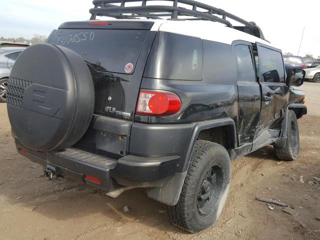 JTEBU11F78K020604 - 2008 TOYOTA FJ CRUISER BLACK photo 4