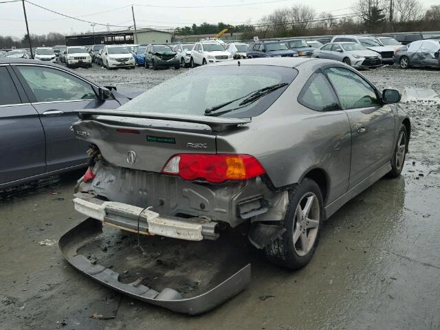 JH4DC548X3S003548 - 2003 ACURA RSX SILVER photo 4