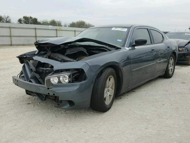 2B3KA43R16H315239 - 2006 DODGE CHARGER SE GRAY photo 2