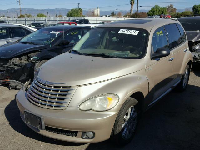 3A8FY68B96T327237 - 2006 CHRYSLER PT CRUISER GOLD photo 2