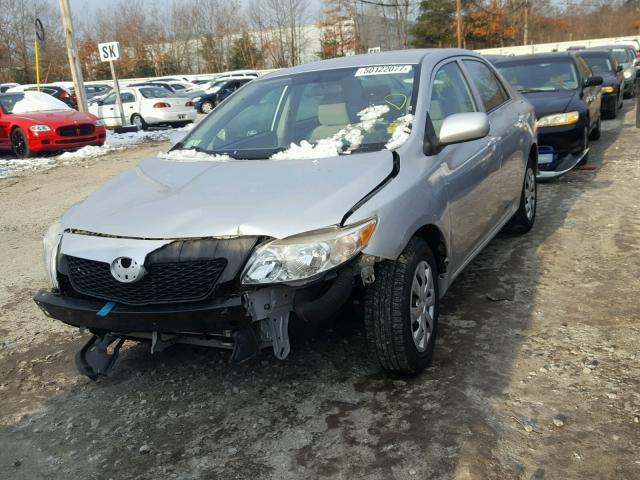 1NXBU4EE1AZ372218 - 2010 TOYOTA COROLLA BA GRAY photo 2