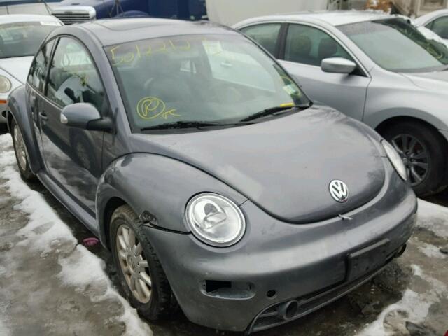 3VWCK31C94M418459 - 2004 VOLKSWAGEN NEW BEETLE ნაცრისფერი ფოტო 1