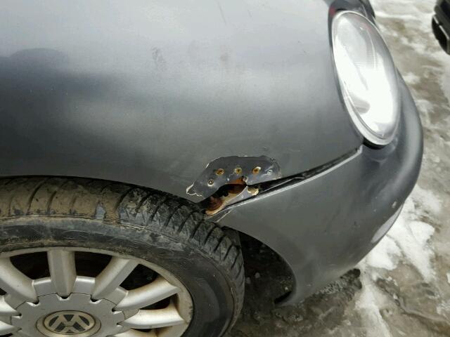 3VWCK31C94M418459 - 2004 VOLKSWAGEN NEW BEETLE ნაცრისფერი ფოტო 9