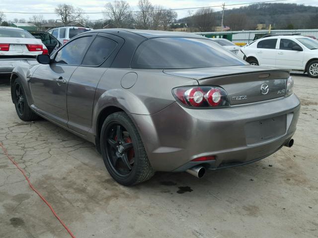 JM1FE174X90401871 - 2009 MAZDA RX8 GRAY photo 3