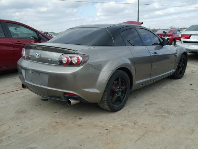 JM1FE174X90401871 - 2009 MAZDA RX8 GRAY photo 4