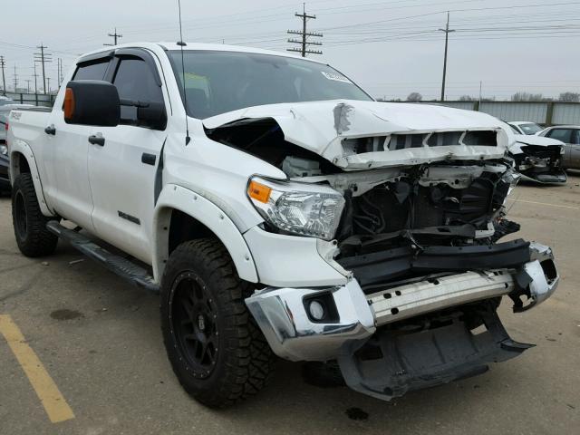 5TFDY5F16FX472811 - 2015 TOYOTA TUNDRA CRE WHITE photo 1