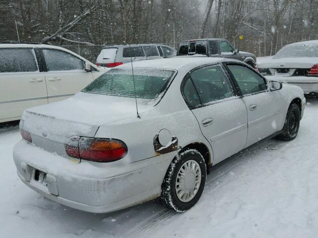 1G1ND52J12M725155 - 2002 CHEVROLET MALIBU SILVER photo 4