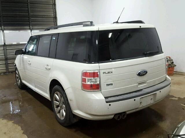 2FMDK51C59BA23525 - 2009 FORD FLEX SE WHITE photo 3