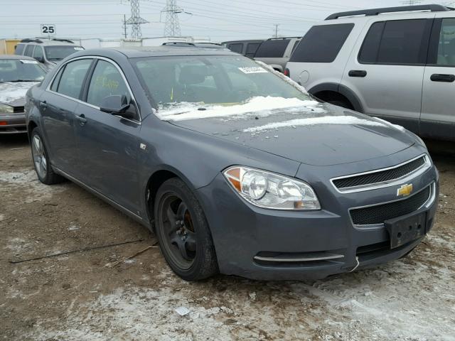 1G1ZH57B28F242875 - 2008 CHEVROLET MALIBU 1LT GRAY photo 1