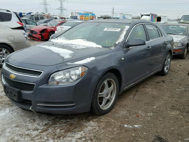 1G1ZH57B28F242875 - 2008 CHEVROLET MALIBU 1LT 灰色 照片 2