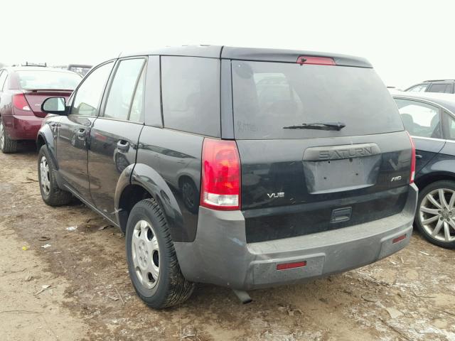 5GZCZ43D53S870116 - 2003 SATURN VUE BLACK photo 3