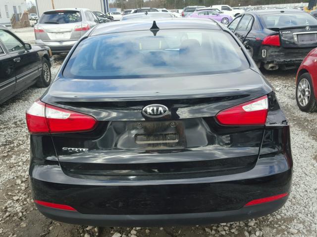 KNAFK4A63G5576223 - 2016 KIA FORTE LX BLACK photo 9