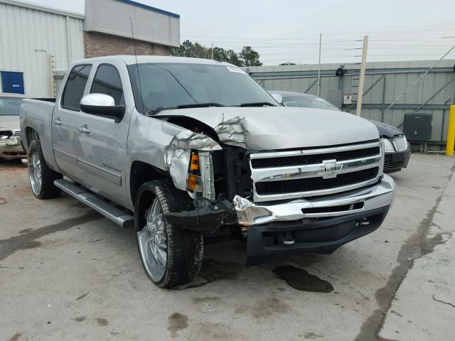 3GCPCSE01BG376859 - 2011 CHEVROLET SILVERADO SILVER photo 1