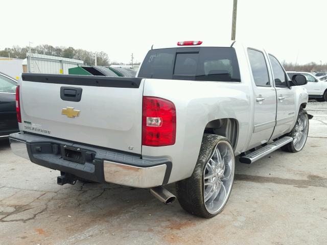 3GCPCSE01BG376859 - 2011 CHEVROLET SILVERADO SILVER photo 4