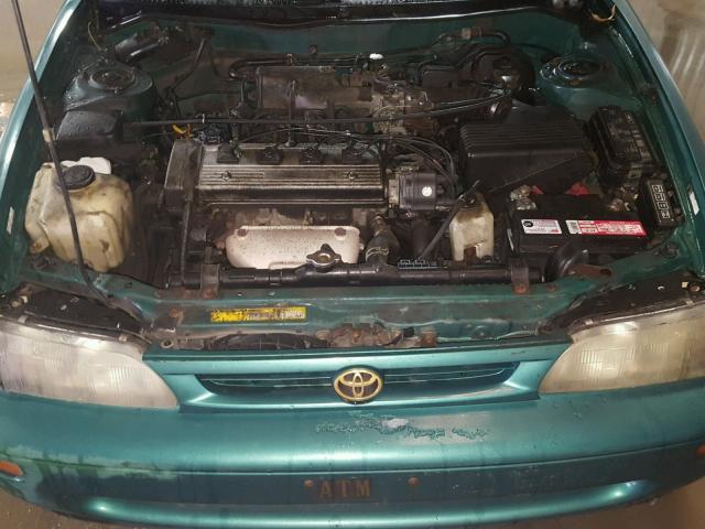 2T1BB02E7VC181218 - 1997 TOYOTA COROLLA DX GREEN photo 7