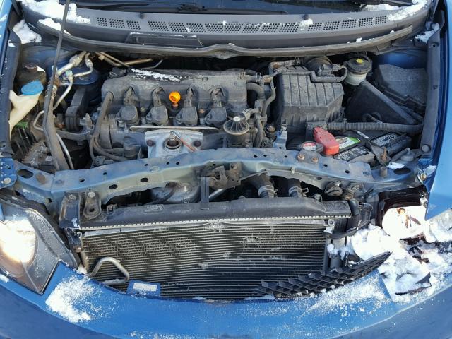 19XFA16579E049412 - 2009 HONDA CIVIC LX BLUE photo 7