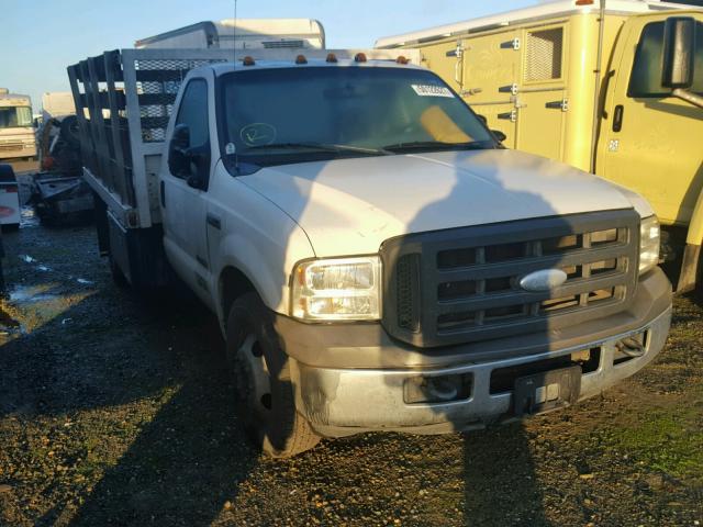 1FDWF36P35EA09098 - 2005 FORD F350 SUPER WHITE photo 1