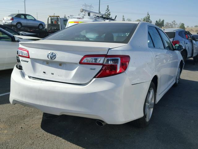 4T1BF1FKXCU149241 - 2012 TOYOTA CAMRY BASE WHITE photo 4