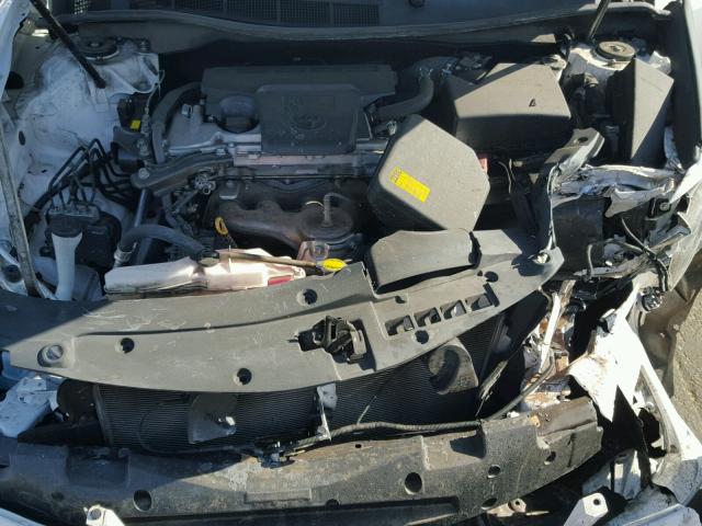 4T1BF1FKXCU149241 - 2012 TOYOTA CAMRY BASE WHITE photo 7