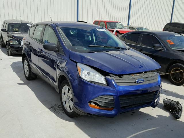 1FMCU0F72DUD33008 - 2013 FORD ESCAPE S BLUE photo 1