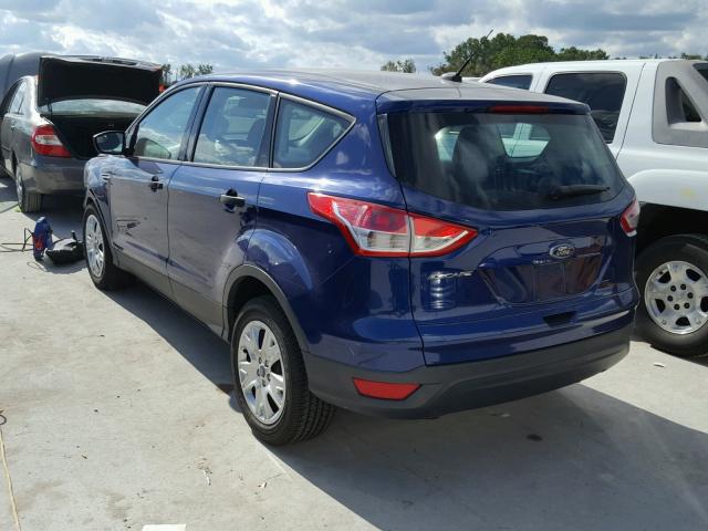 1FMCU0F72DUD33008 - 2013 FORD ESCAPE S BLUE photo 3