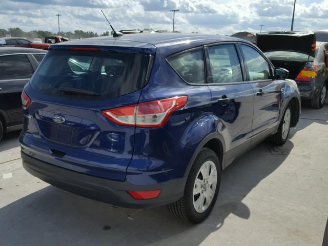 1FMCU0F72DUD33008 - 2013 FORD ESCAPE S BLUE photo 4